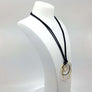Large black & golden necklace