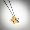 Necklace with large star in gold-plated silver, Estrella collection · Nerea Aixàs