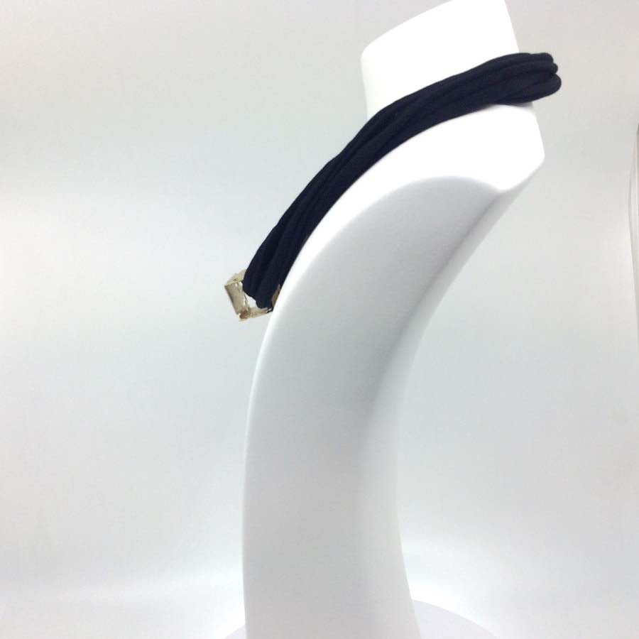 Collar cubo grande de plata y oro, colección Cub · Nerea Aixàs