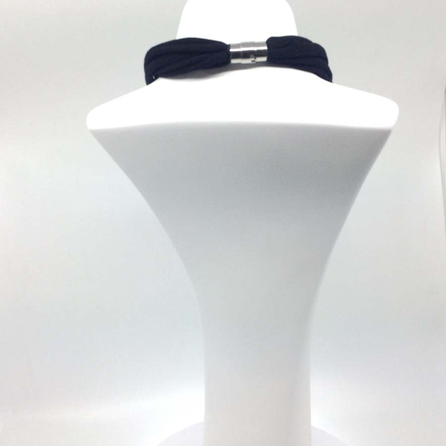 Collar cubo grande de plata y oro, colección Cub · Nerea Aixàs