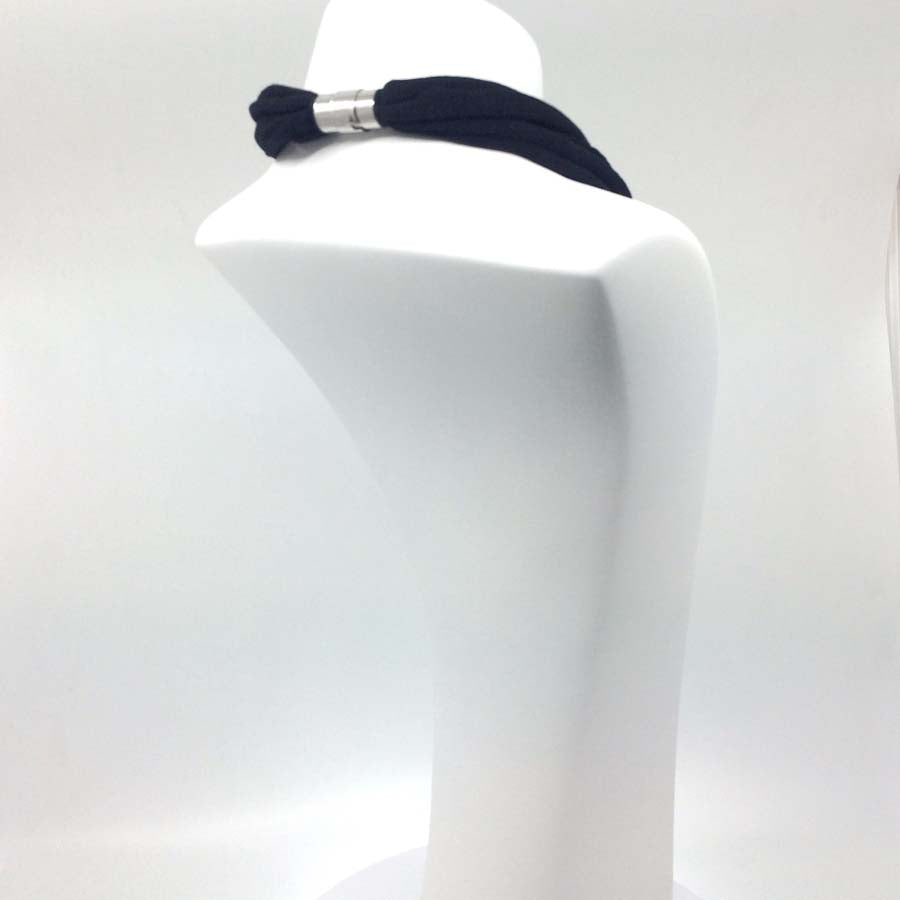 Collar cubo grande de plata y oro, colección Cub · Nerea Aixàs