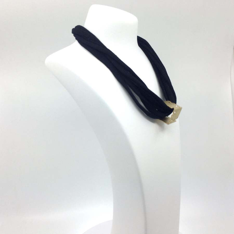 Collar cubo grande de plata y oro, colección Cub · Nerea Aixàs