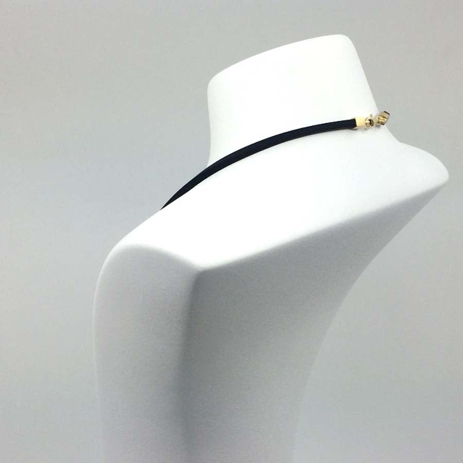 Necklace in gold-plated silver large pendant, Xarxa collection · Nerea Aixàs