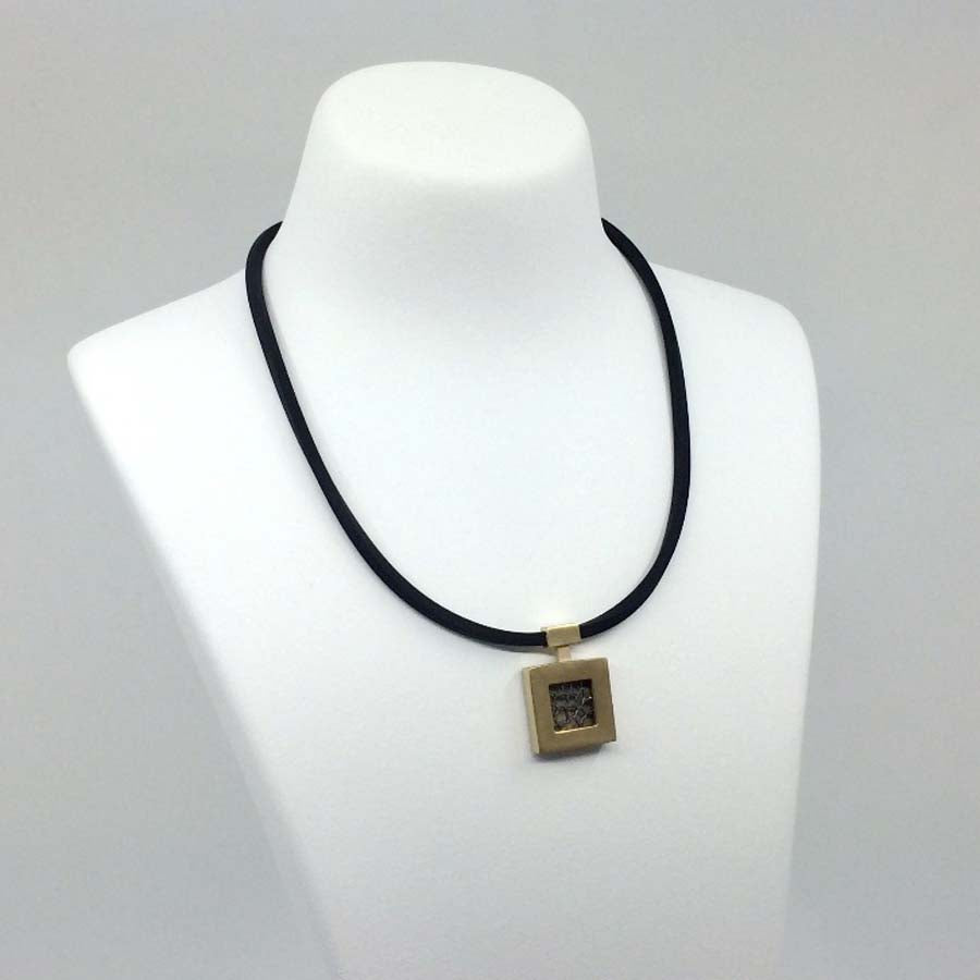 Necklace in gold-plated silver, Xarxa collection · Nerea Aixàs