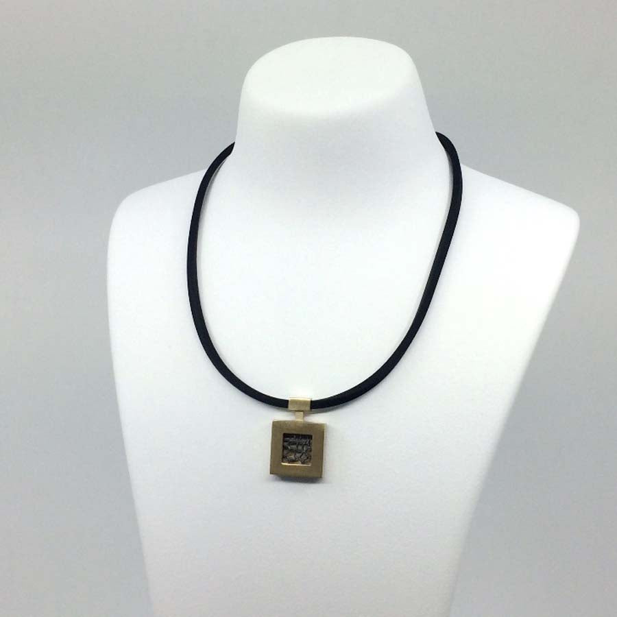 Necklace in gold-plated silver, Xarxa collection · Nerea Aixàs