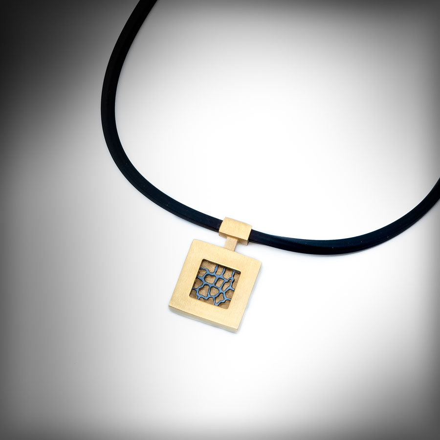Necklace in gold-plated silver, Xarxa collection · Nerea Aixàs