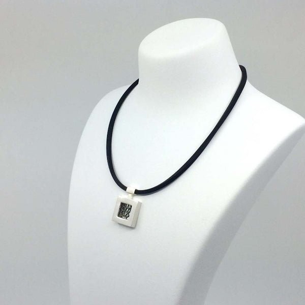 Necklace in silver, Xarxa collection · Nerea Aixàs