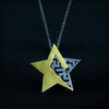 Necklace with large star in gold-plated silver, Estrella collection · Nerea Aixàs