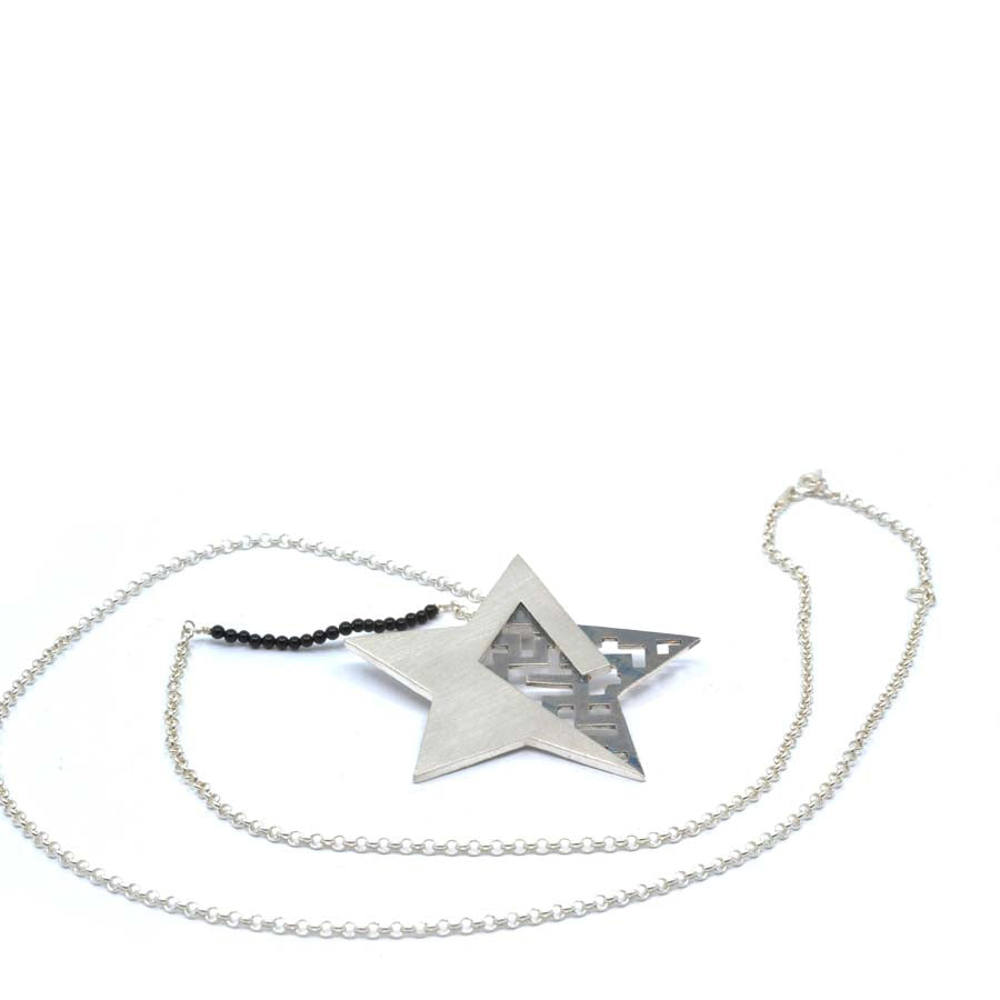 Collar estrella grande de plata, colección Estrella · Nerea Aixàs