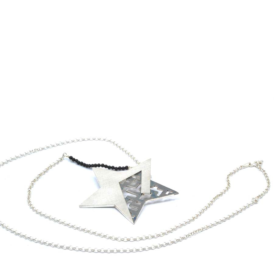 Collar estrella grande de plata, colección Estrella · Nerea Aixàs