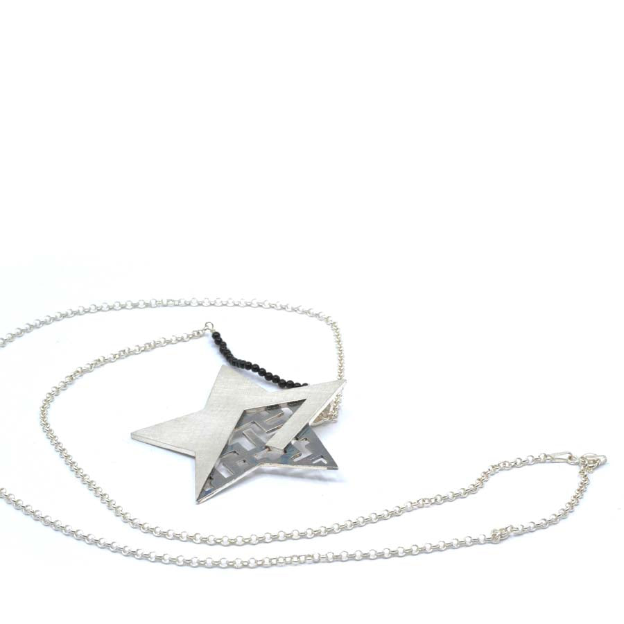Collar estrella grande de plata, colección Estrella · Nerea Aixàs