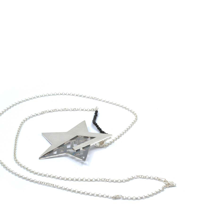 Collar estrella grande de plata, colección Estrella · Nerea Aixàs