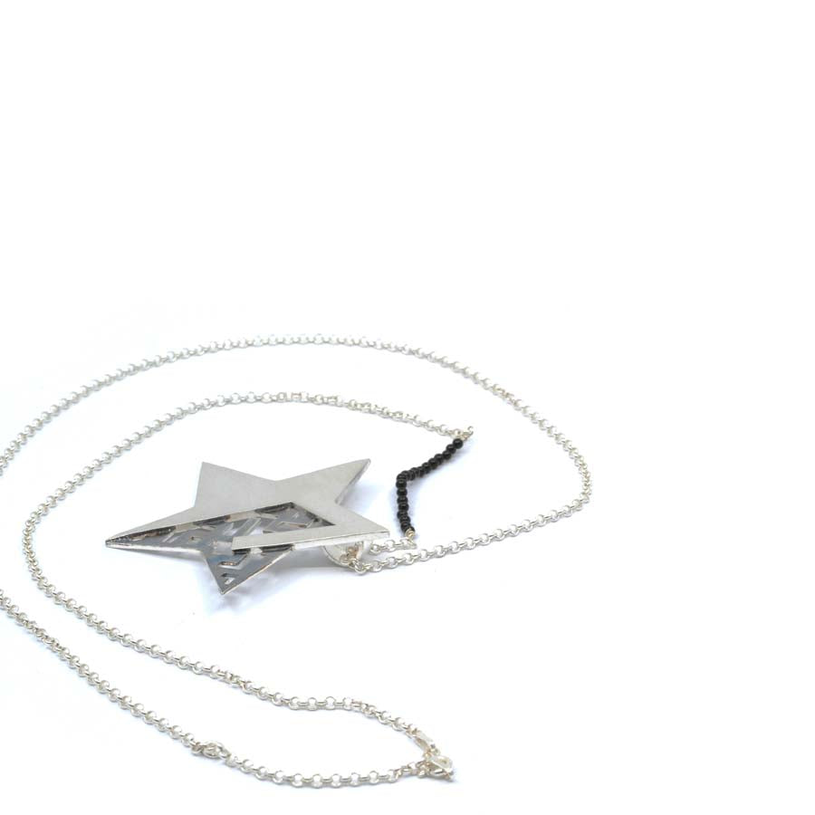 Collar estrella grande de plata, colección Estrella · Nerea Aixàs