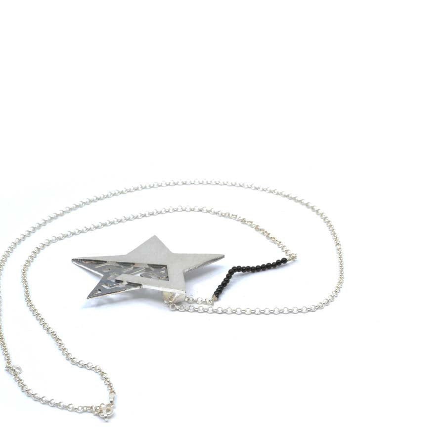 Collar estrella grande de plata, colección Estrella · Nerea Aixàs
