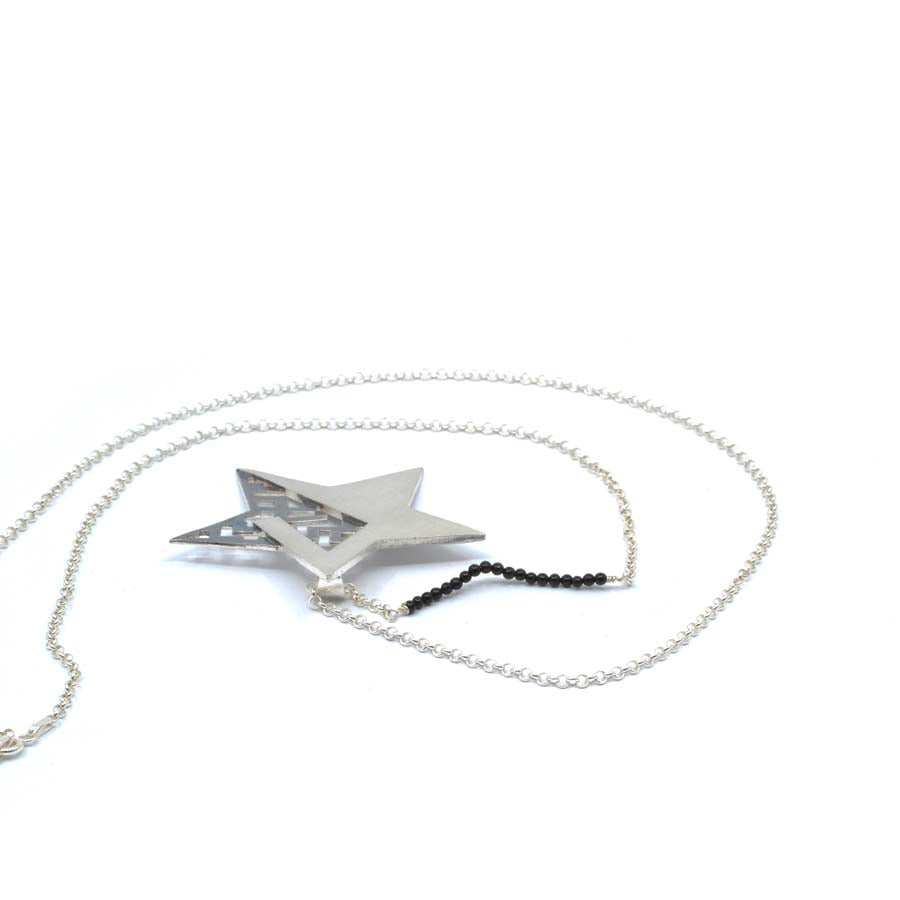 Collar estrella grande de plata, colección Estrella · Nerea Aixàs