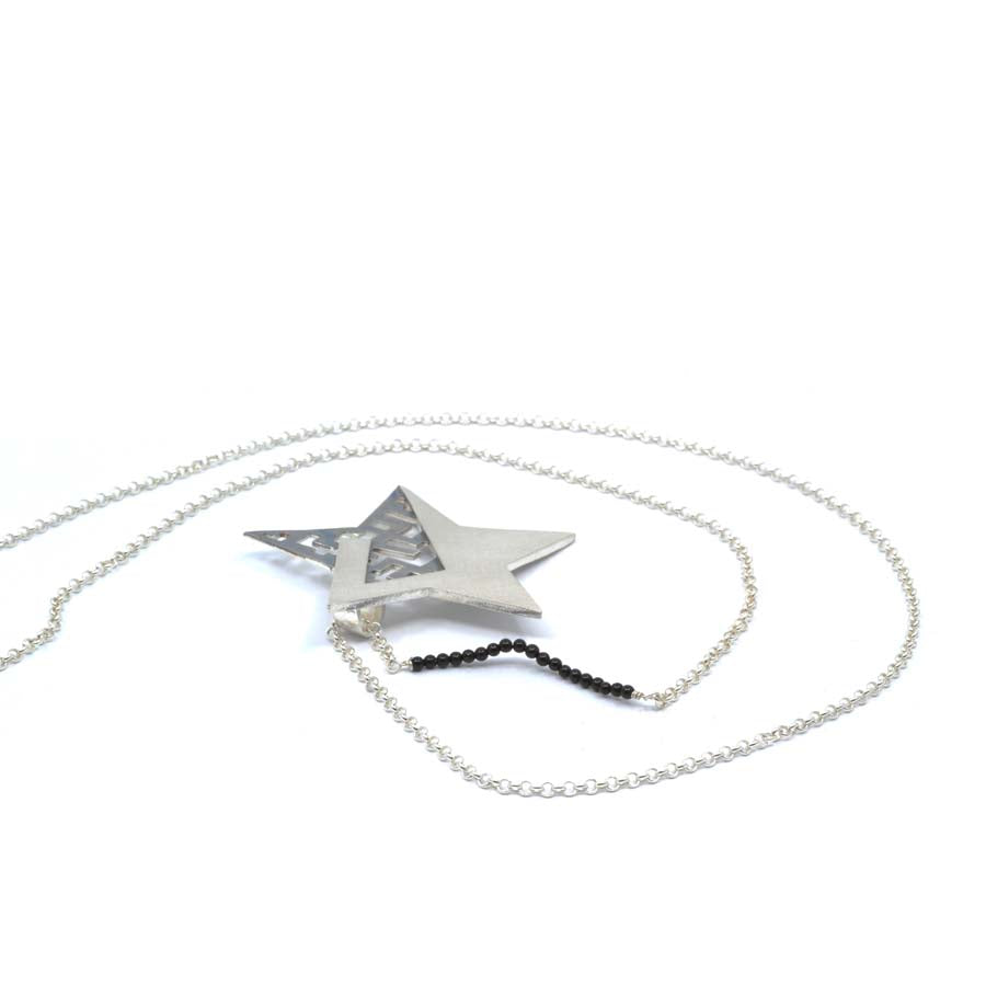 Collar estrella grande de plata, colección Estrella · Nerea Aixàs