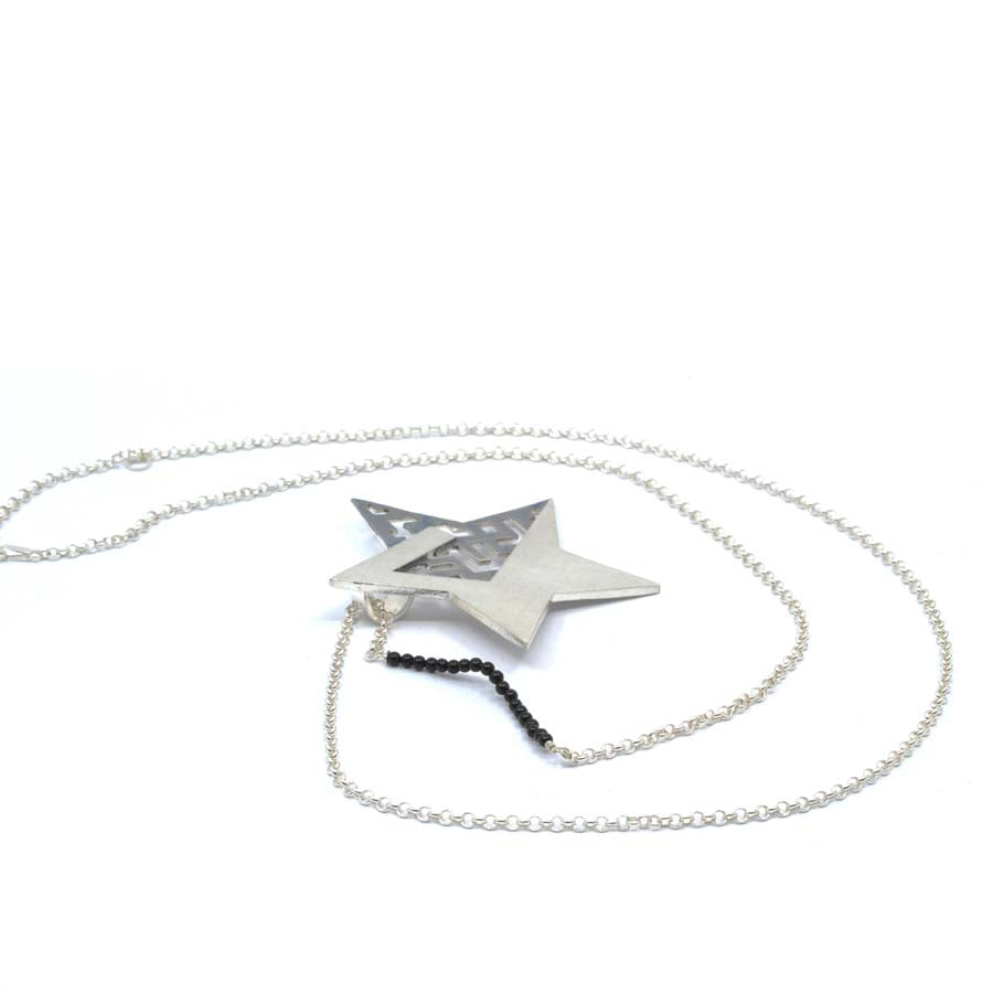 Collar estrella grande de plata, colección Estrella · Nerea Aixàs