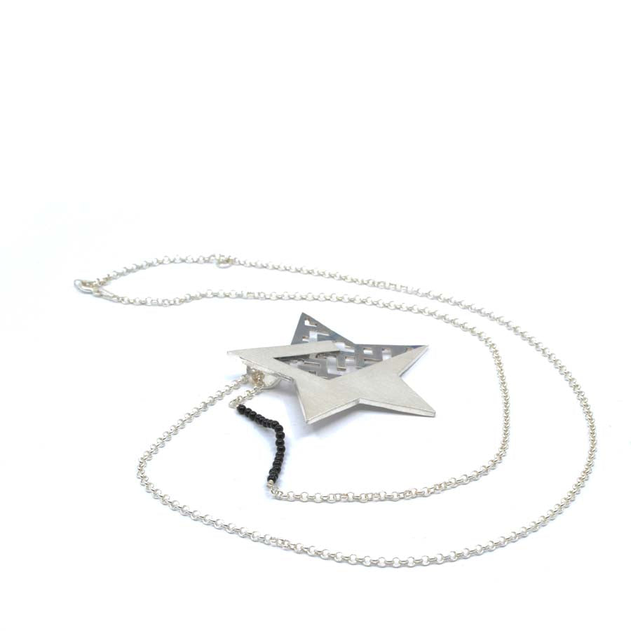 Collar estrella grande de plata, colección Estrella · Nerea Aixàs