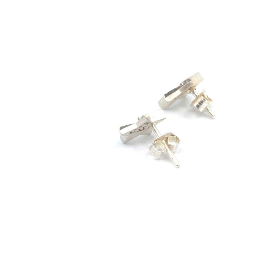 Pendientes botón estrella de plata, colección Estrella · Nerea Aixàs