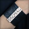 Pulsera de cuero y plata, colección Textura · Nerea Aixàs