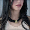 Collar cubo grande de plata y oro, colección Cub · Nerea Aixàs